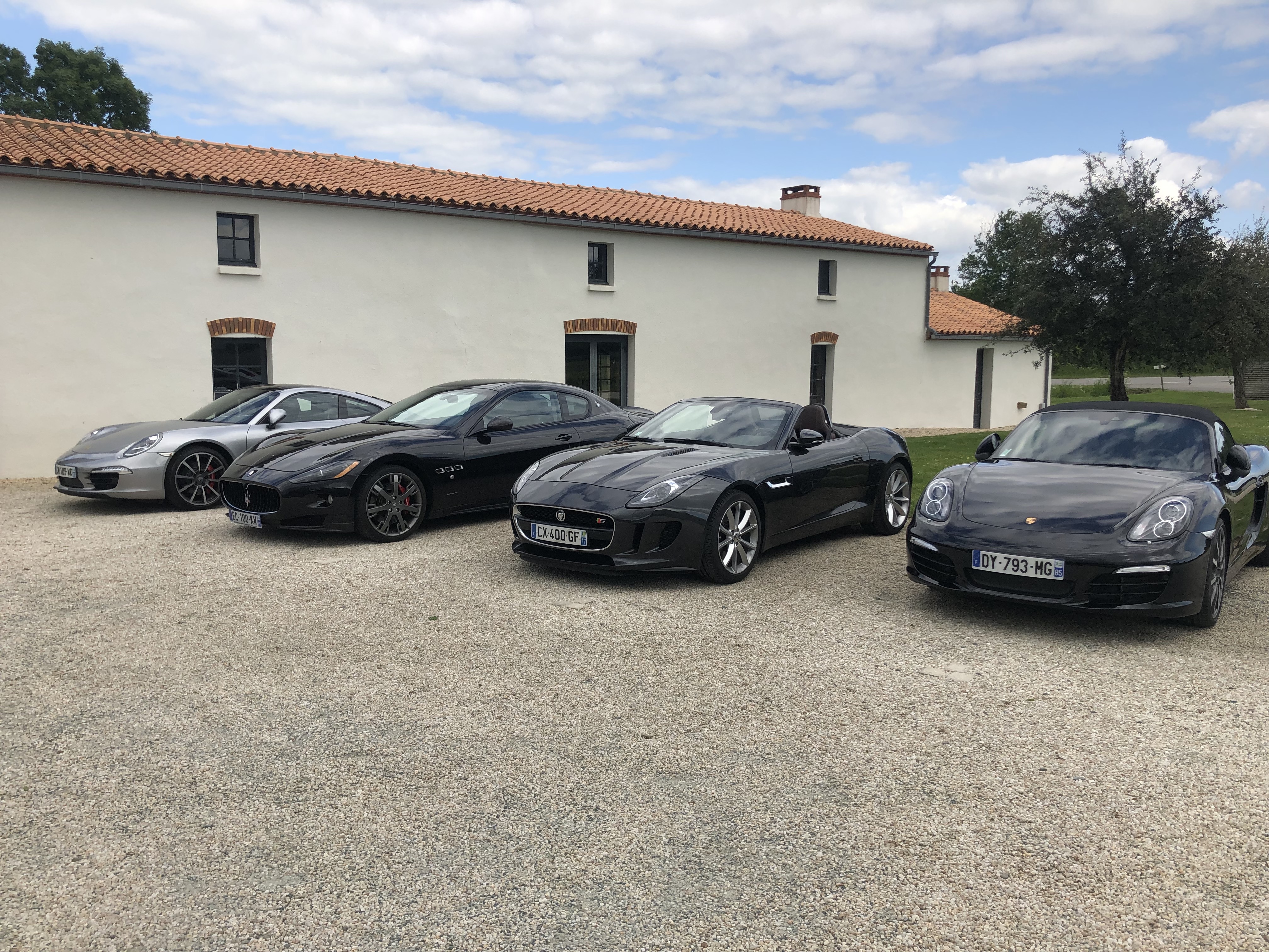 Porsche Boxster - Jaguar F-Type - Maserati GranTurismo - Porsche 911