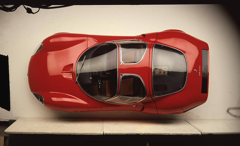 dessus Alfa Roméo Tipo 33 Stradale