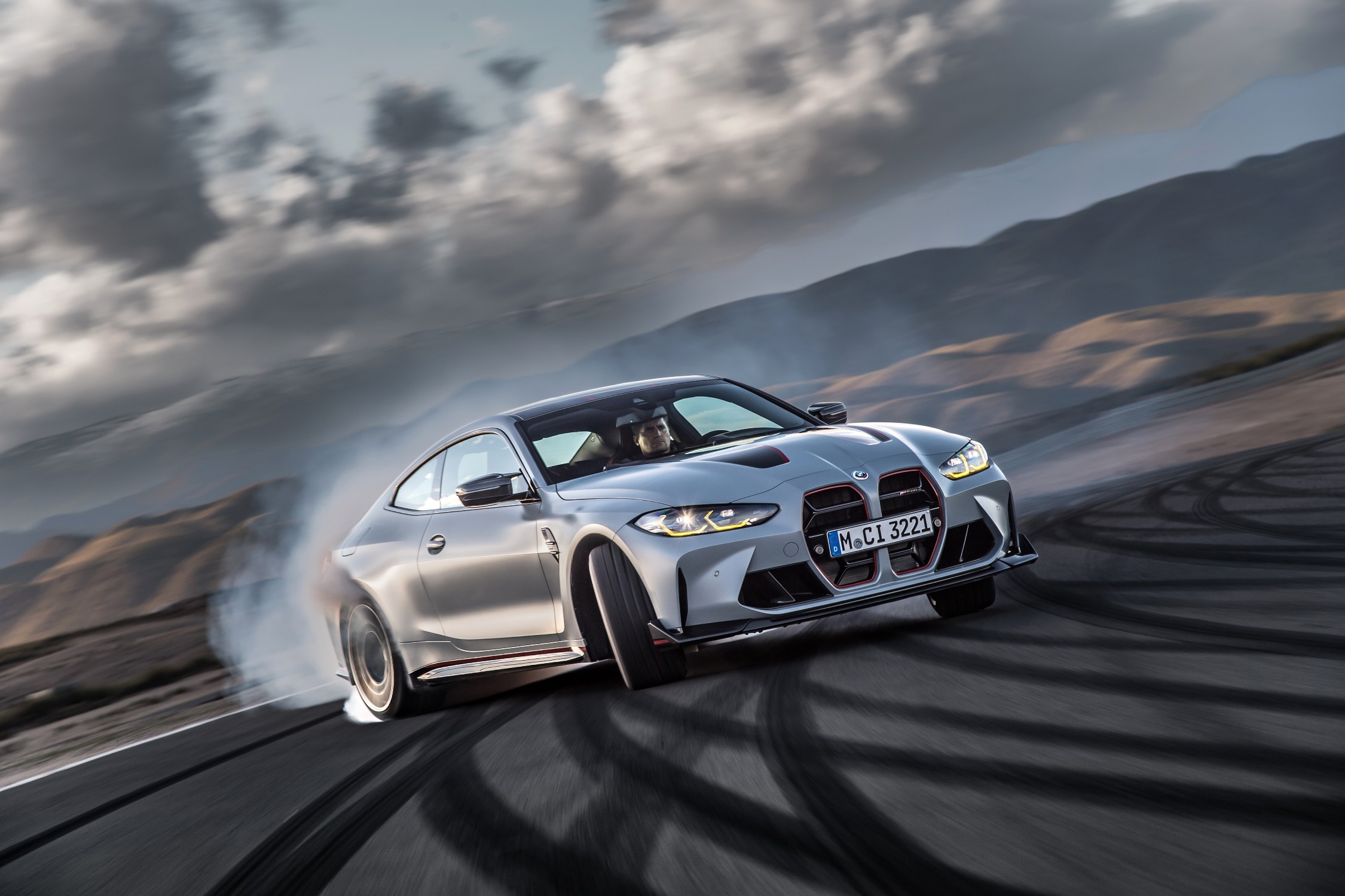 BMW M4 CSL drift