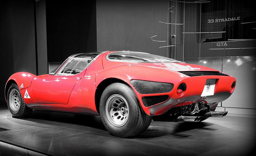 arrière Alfa Roméo Tipo 33 Stradale