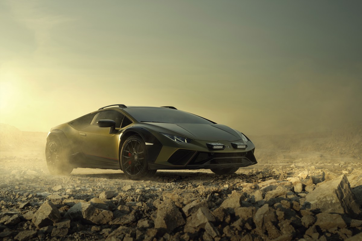 Lamborghini Huracan Sterrato 3/4 avant