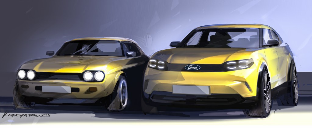 Ford Capri dessins