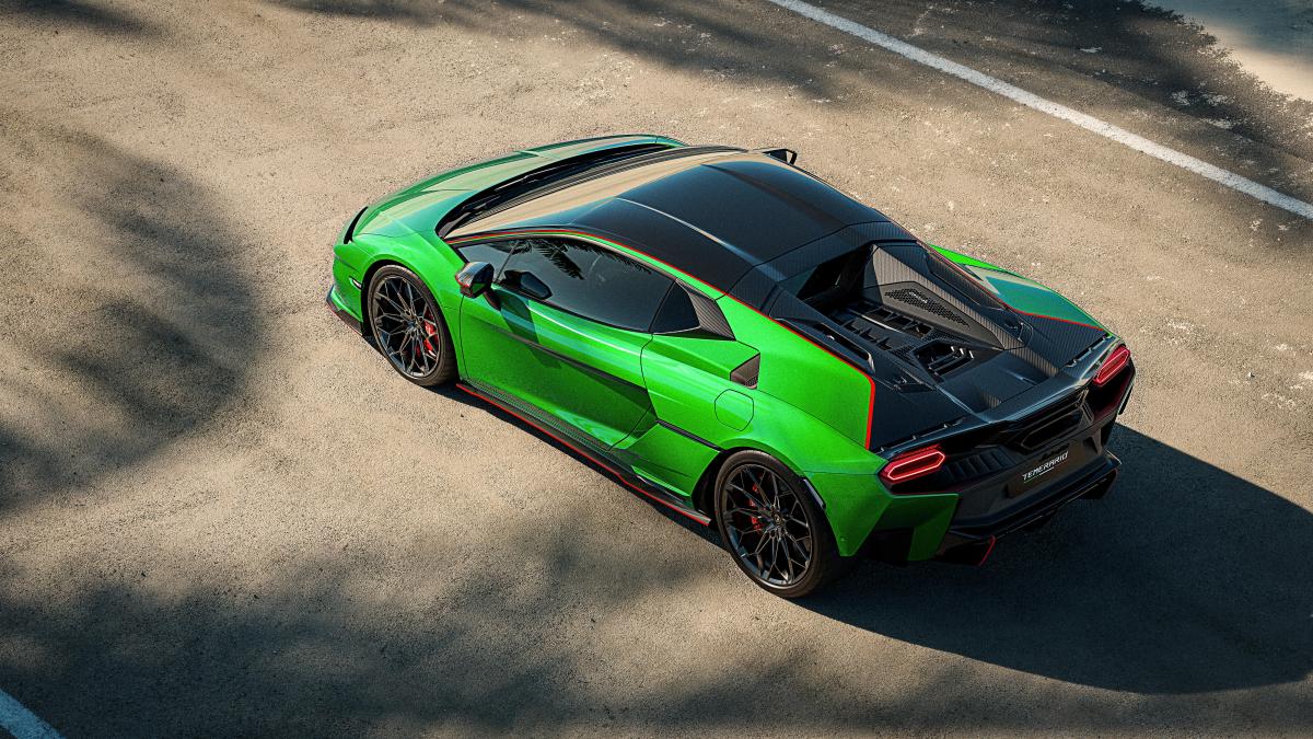 Lamborghini Temerario arrière haut